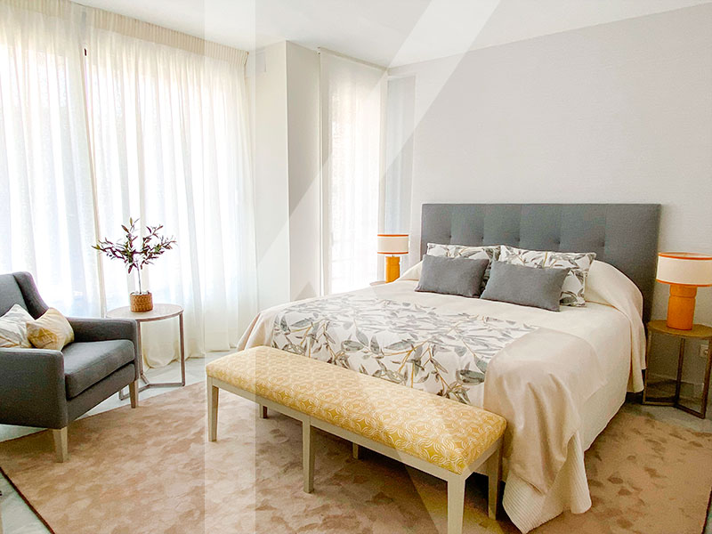 Dormitorio del Proyecto de Interiorismo en Montecarmelo